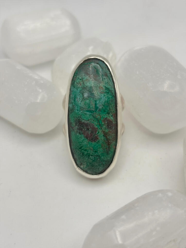Sterling Silver Chrysocolla Ring