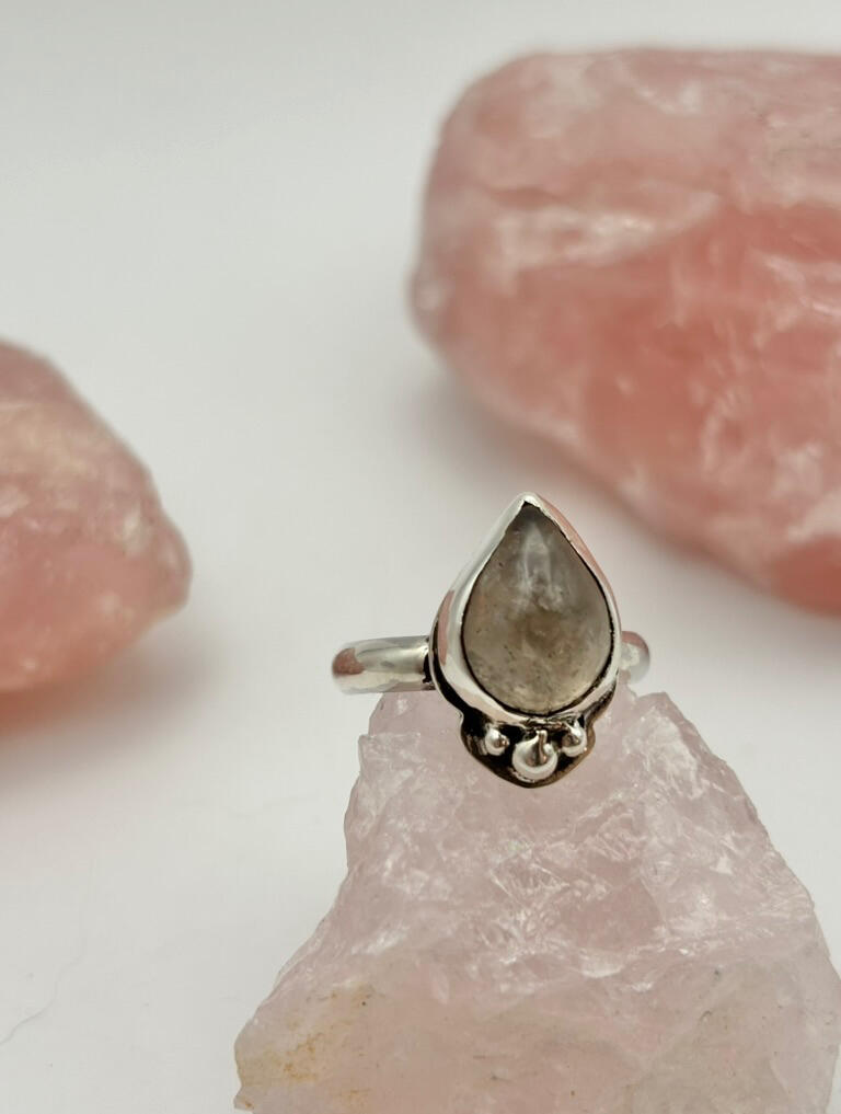Sterling Silver Smoky Quartz Ring