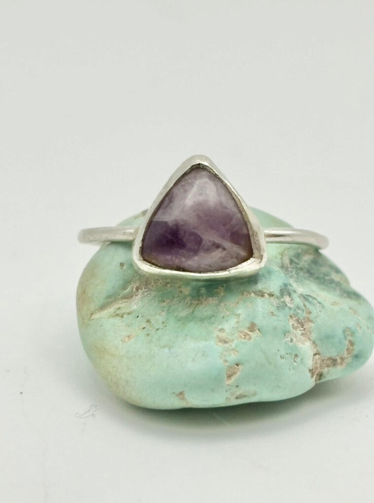 Sterling Silver Amethyst Stacker