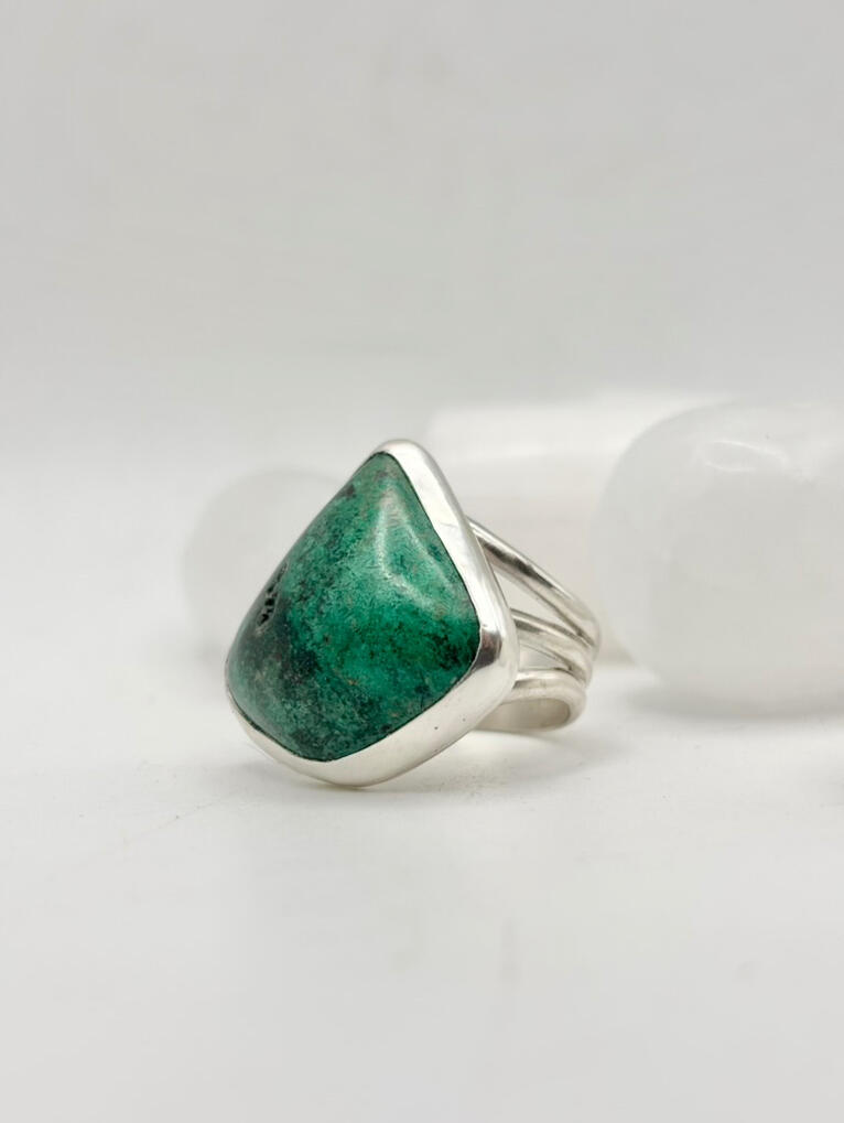 Sterling Silver Chrysocolla Ring