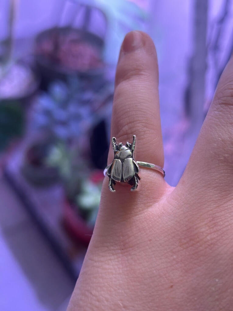 Sterling Silver Scarab Stacker